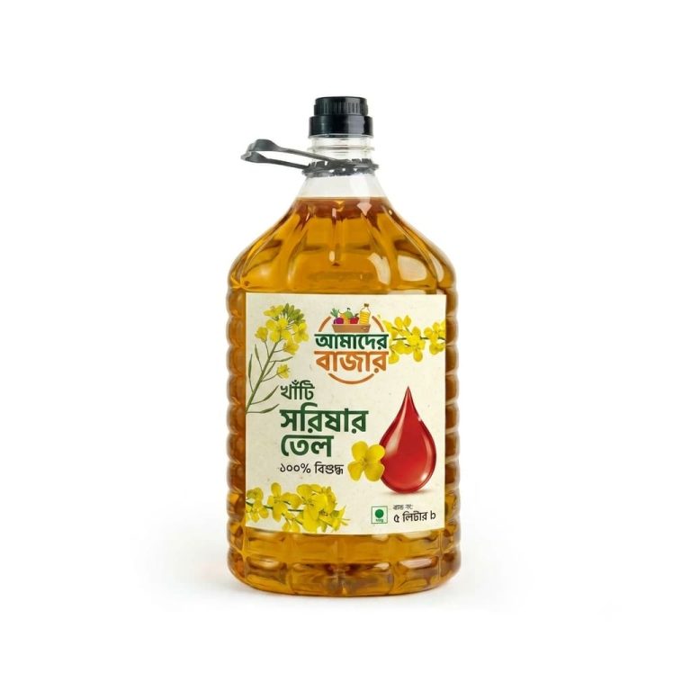 Deshi Mustard Oil 5 liter - Image 3